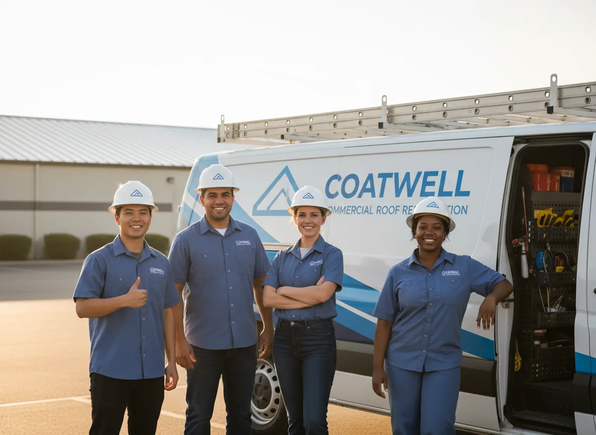Commercial roof coating company in Liscomb, IA